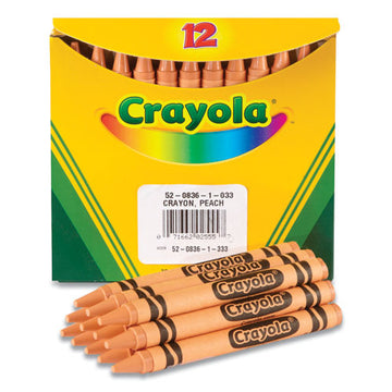 Crayola® Bulk Crayons, Peach, 12-box freeshipping - TVN Wholesale